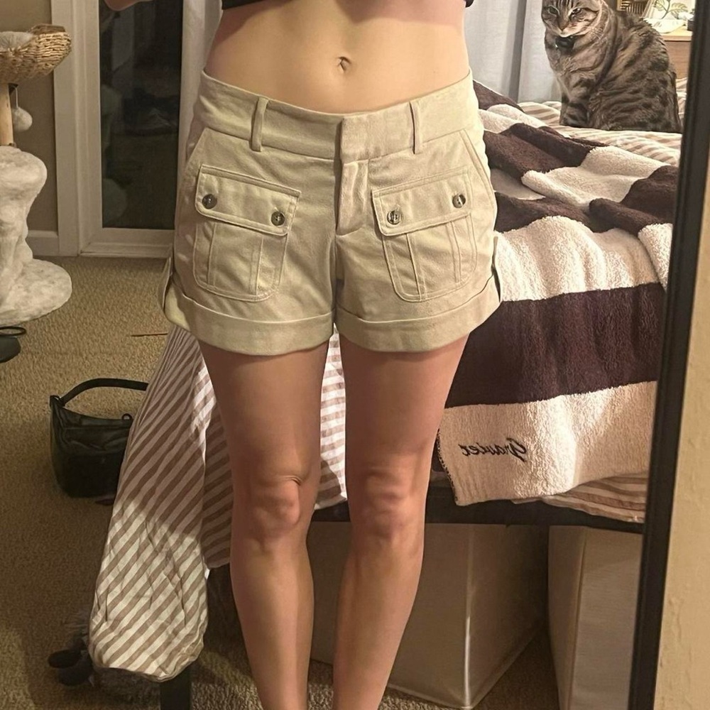 SW3 Bespoke Women's Tan Cargo Shorts